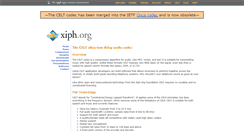 Desktop Screenshot of celt-codec.org
